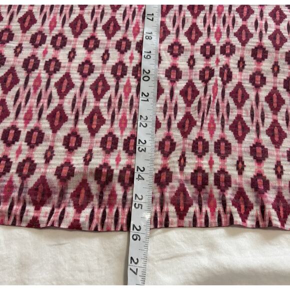 Gap Women’s Maternity Size S Lightweight Tank Top Pink Southwestern Aztec Boho - Picture 11 of 11